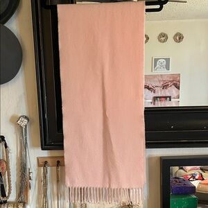 100% Pure Cashmere Elegant Pink Scarf